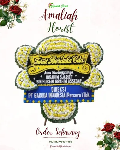 Papan Bunga Duka di Larangan